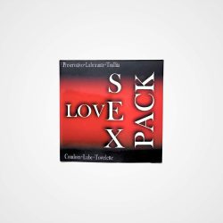 Love Sex Pack, kit de condón, lubricante y toallita íntima