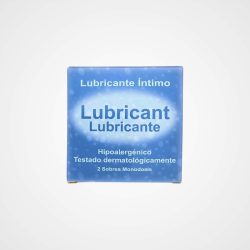 Lubricante en estuche de 2 unidades, producto vending